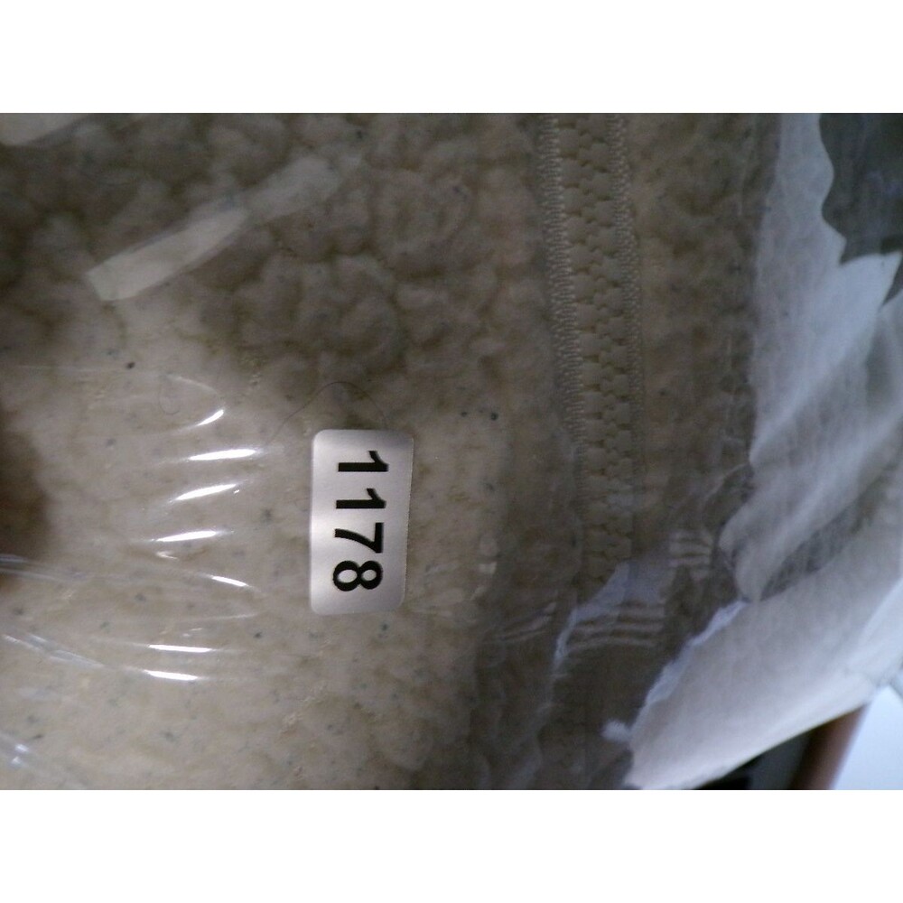 Aéropostale Women's Ivory Sherpa Full Zip Hoodie S Cozy Hooded Fleece - Picture 5 of 5